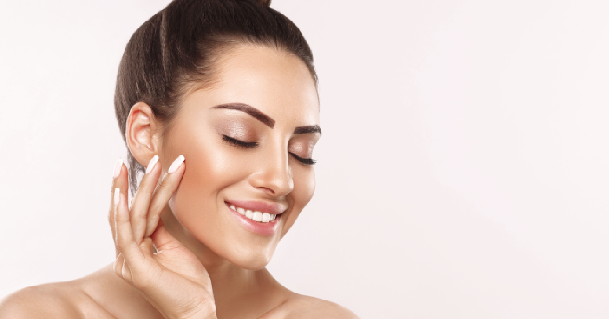 A women showing her face after Morpheus8 Treatment in Charlotte, NC